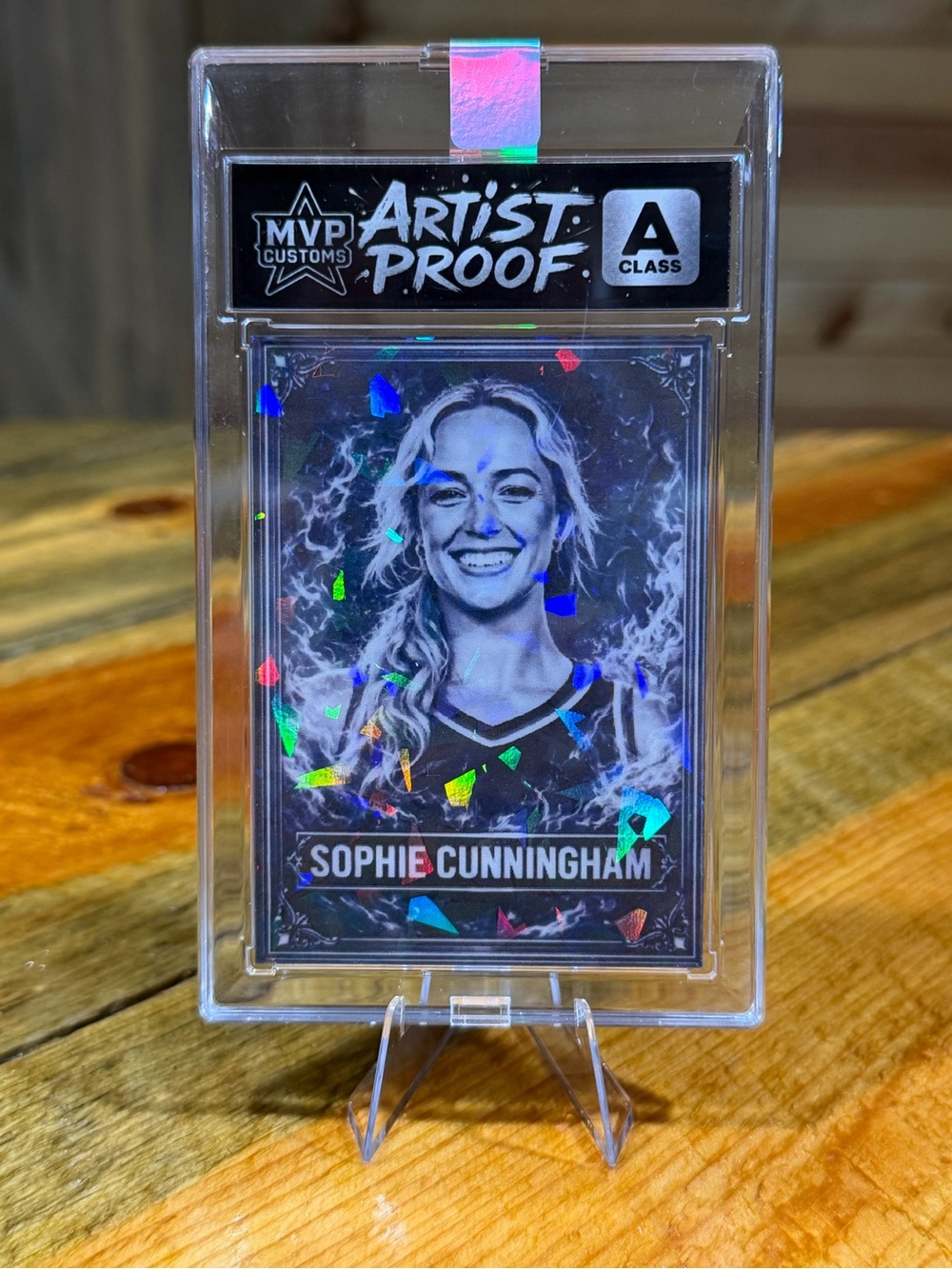 Sophie Cunningham Indiana Fever Custom Basketball Trading Card Slab